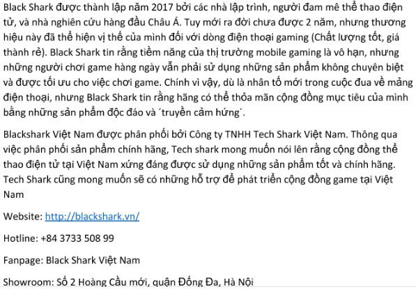 Điện thoại dành riêng cho game thủ Black Shark bất ngờ ra mắt chính thức tại thị trường Việt Nam - Ảnh 4.