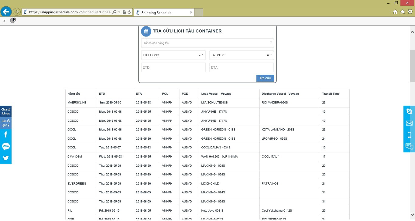 Công cụ tra cứu lịch tàu container tiện ích cho cộng đồng xuất nhập khẩu và logistics - Ảnh 1.