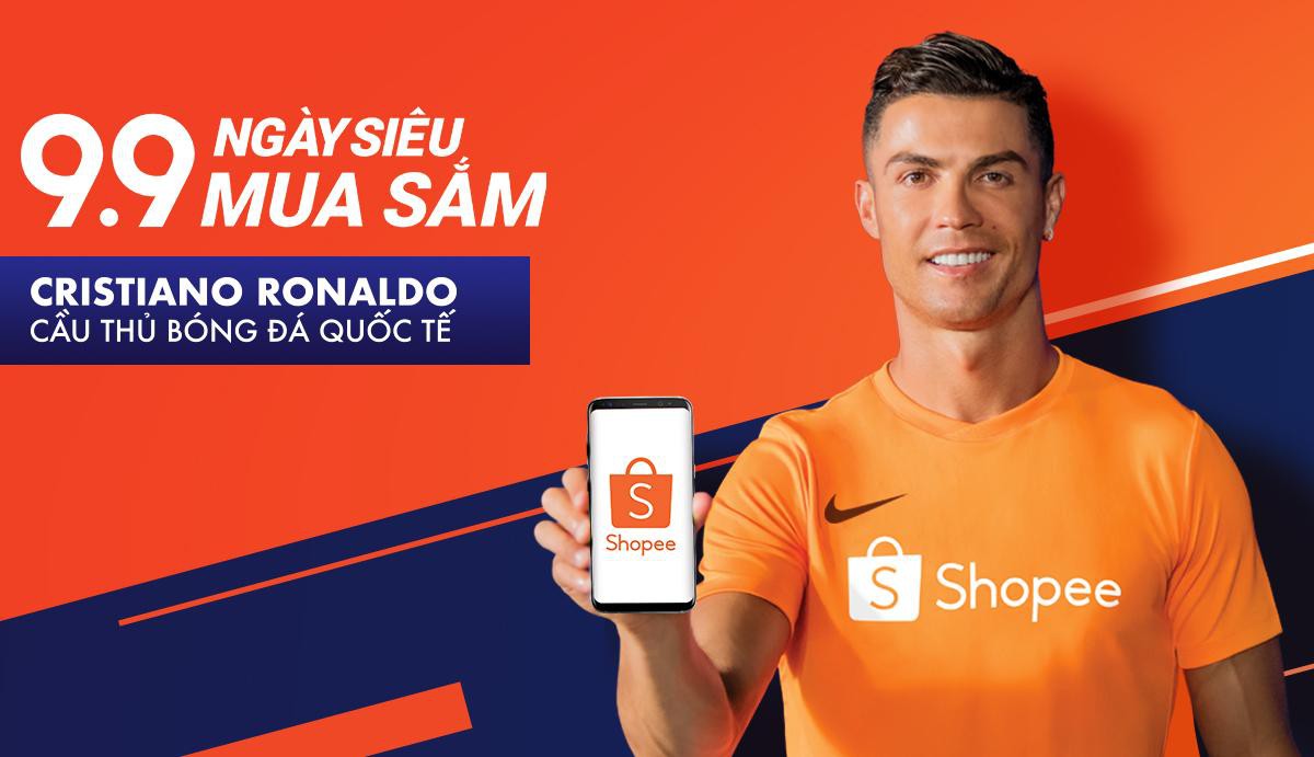 Huyền thoại bóng đá thế giới Cristiano Ronaldo trở thành đại sứ thương hiệu của Shopee
