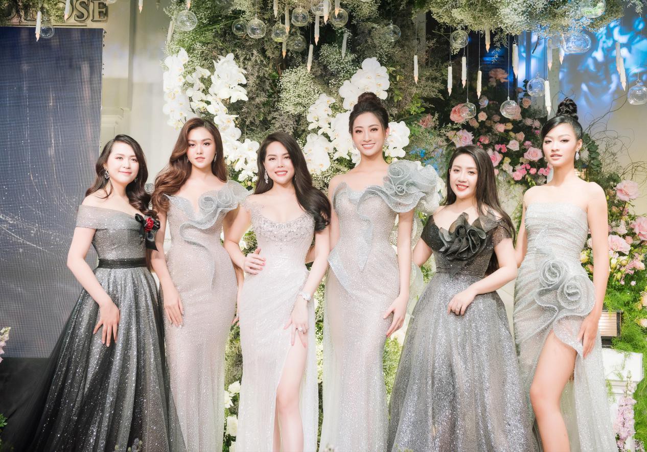 Cận cảnh chiếc váy cưới đính kim cương 18 carat của Hoa hậu Lương Thùy Linh - Ảnh 5.