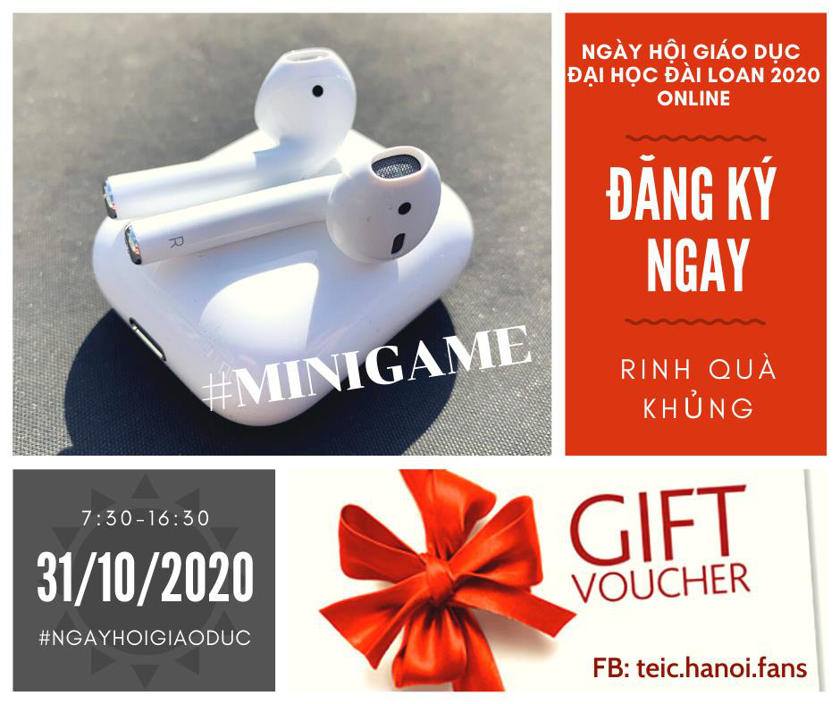 Ngày hội Giáo dục Đại học trực tuyến Đài Loan năm 2020 - Ảnh 3. Ngày hội Giáo dục Đại học trực tuyến Đài Loan năm 2020 - Ảnh 3.