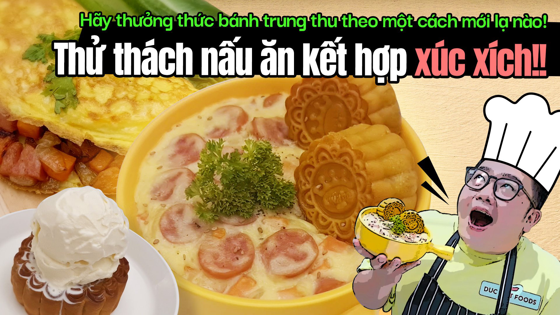 Bánh Trung thu chấm kem xúc xích Đức Việt của Youtuber Gấu To là “hot trend” hay thảm họa? - Ảnh 1.