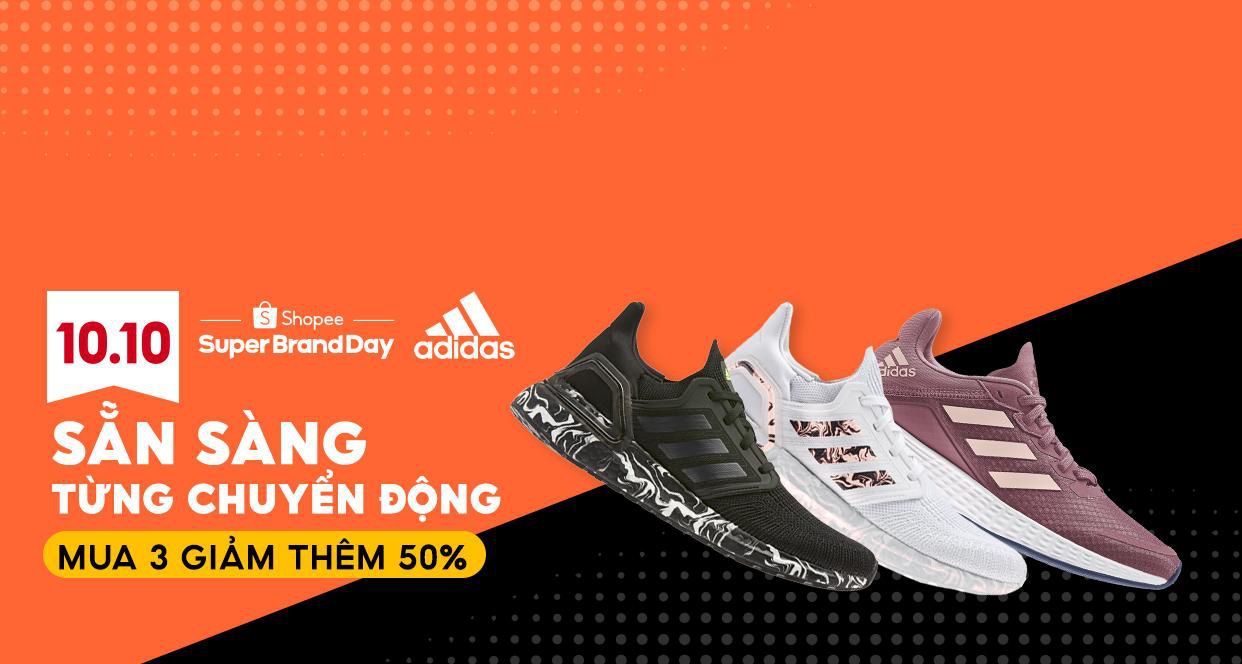 Adidas tổ chức ngày siêu thương hiệu đầu tiên tại Đông Nam Á trong chuỗi sự kiện “Shopee 10.10 Ngày Sale Thương Hiệu” - Ảnh 1. Adidas tổ chức ngày siêu thương hiệu đầu tiên tại Đông Nam Á trong chuỗi sự kiện “Shopee 10.10 Ngày Sale Thương Hiệu” - Ảnh 1.