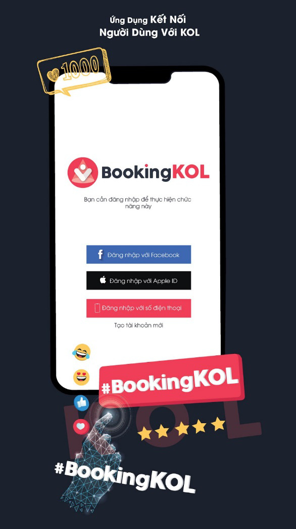 Ra mắt ứng dụng BookingKOL: Thế giới nghệ thuật gói gọn trong tay bạn - Ảnh 3. Ra mắt ứng dụng BookingKOL: Thế giới nghệ thuật gói gọn trong tay bạn - Ảnh 3.