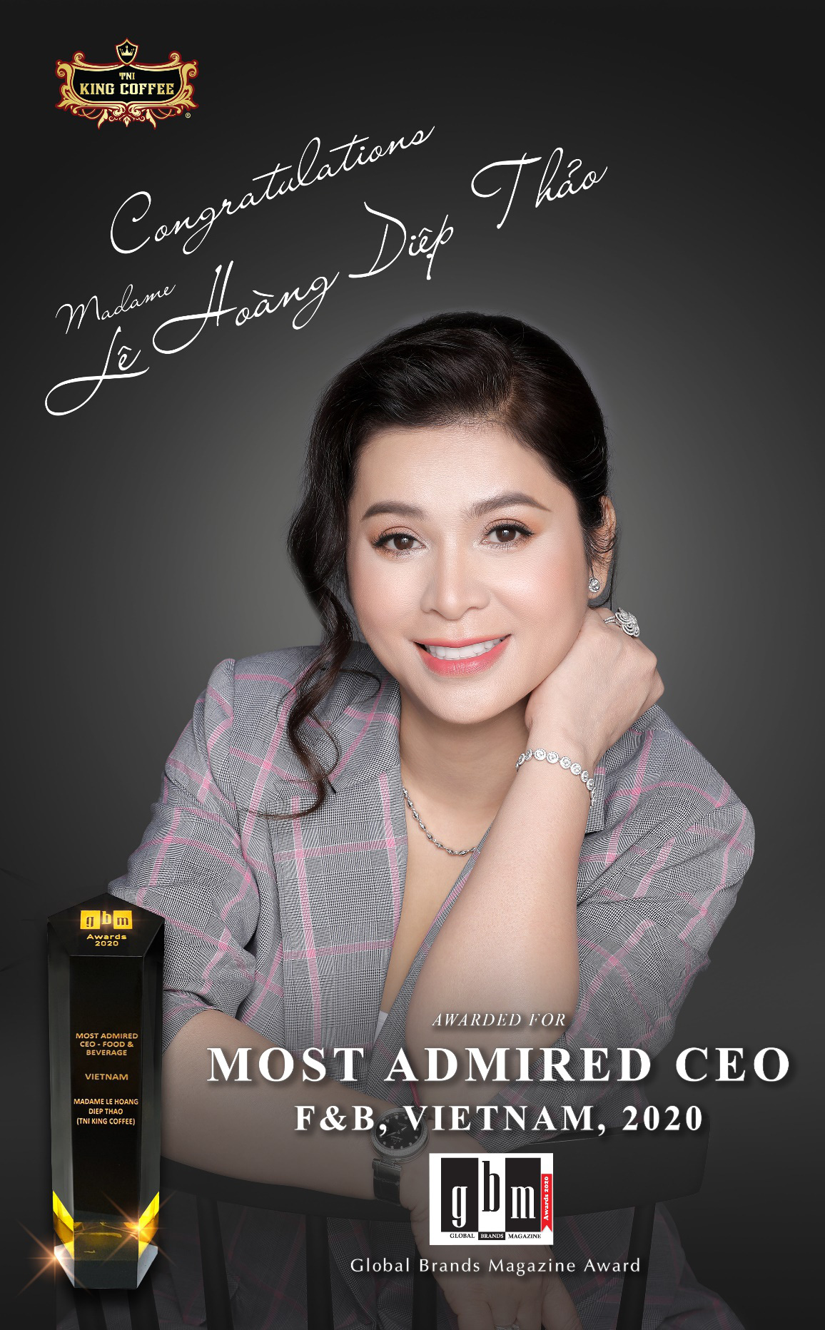 Nữ CEO đầu tiên trong ngành cà phê Việt Nam nhận giải thưởng Nữ CEO ...