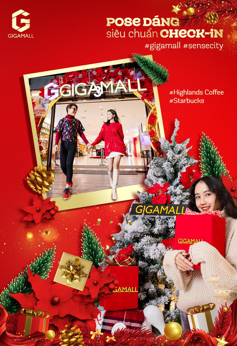 “Phượt” về trung tâm thương mại Gigamall, Sense City đón mùa Giáng sinh an lành - Ảnh 2.