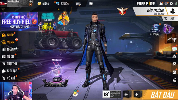 Tạo banner Youtube game Free Fire online