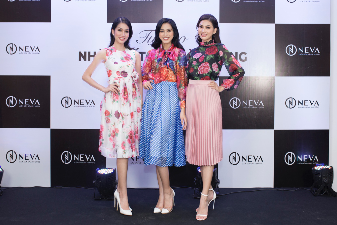 Top 3 Hoa hậu Việt Nam 2020 rạng rỡ trong thiết kế của NEVA - Ảnh 3.