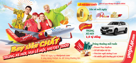 Vietjet giới thiệu lễ hội bay chất trúng quà chất ngất với phong cách người dẫn đầu - Ảnh 1.