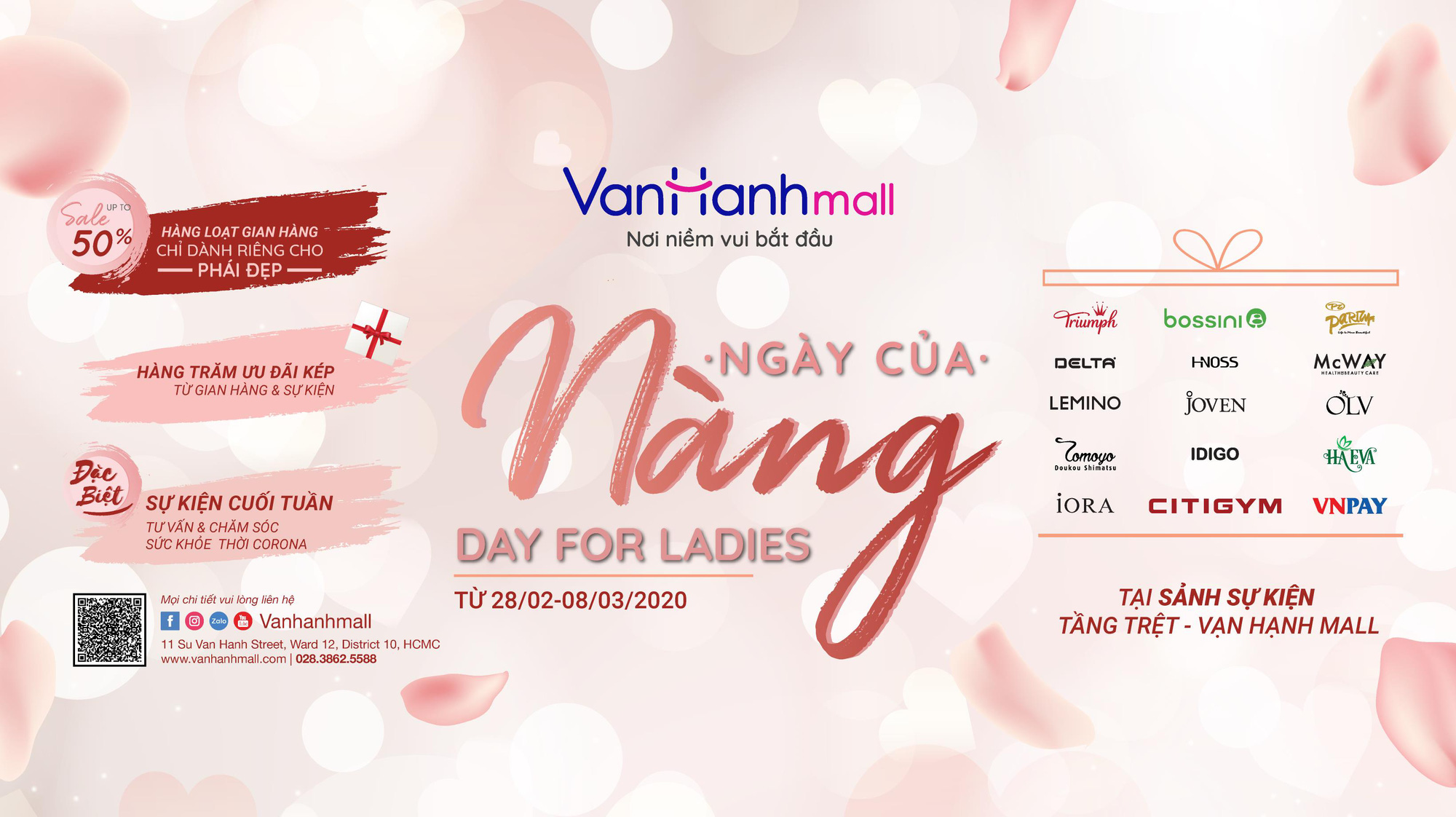 Mừng quốc tế phụ nữ, Vạn Hạnh Mall tổ chức sự kiện sale “Ngày của Nàng” - Ảnh 1.