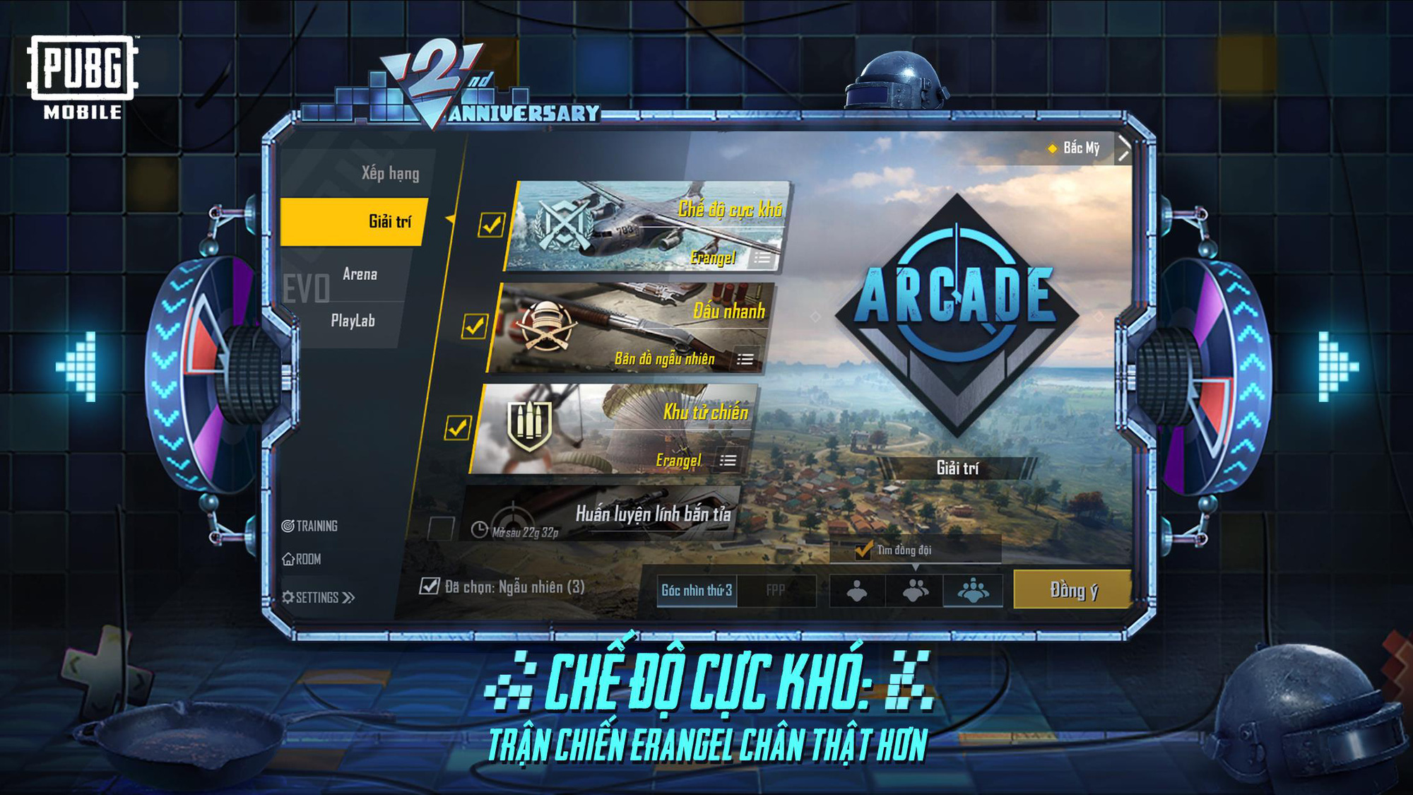 PUBG Mobile Việt Nam “cắt bánh sinh nhật” với hàng loạt nâng cấp mới: từ dạo chơi Công Viên Giải Trí đến tranh đấu khắc nghiệt ở chế độ Cực Khó! - Ảnh 3. PUBG Mobile Việt Nam “cắt bánh sinh nhật” với hàng loạt nâng cấp mới: từ dạo chơi Công Viên Giải Trí đến tranh đấu khắc nghiệt ở chế độ Cực Khó! - Ảnh 3.
