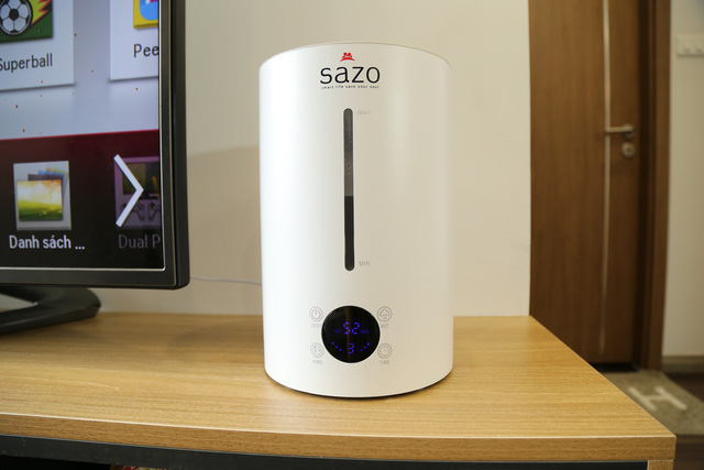 Máy Phun Sương Tạo Ẩm Sazo SZ-X1: Tự động cân bằng độ ẩm, lọc sạch không khí bằng iOn âm - Ảnh 4.