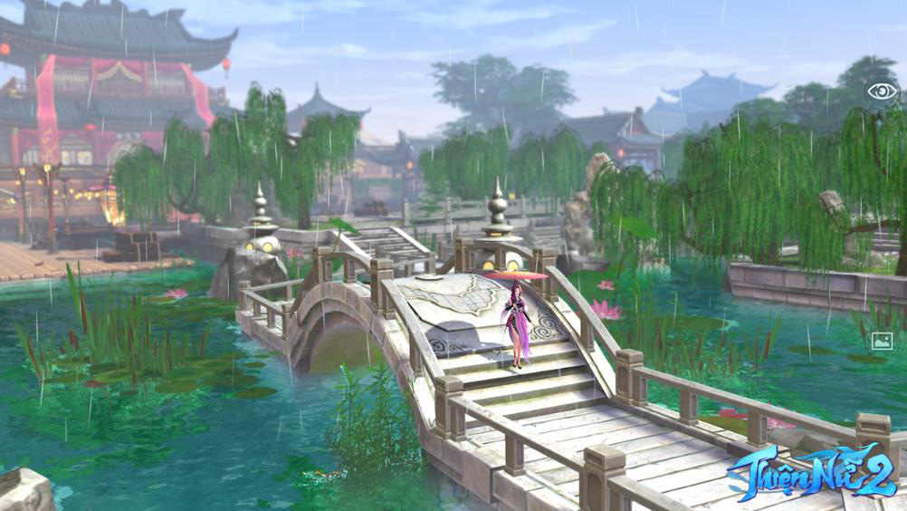 Nhân vật sẽ tự mở dù khi trời đổ mưa tại Thiện Nữ 2 - Ảnh 6.