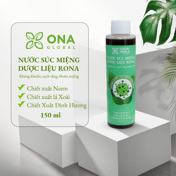 Nước súc miệng dược liệu Rona có thực sự khắc phục được hôi miệng và chảy máu chân răng?