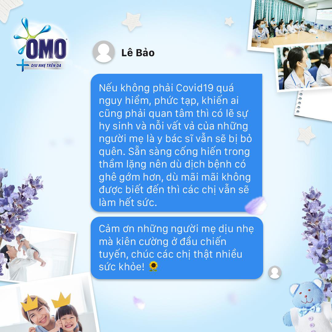 Ngàn lời chúc dịu nhẹ từ cộng đồng lan tỏa đến những người mẹ ở tuyến đầu khi Covid19 được đẩy lùi - Ảnh 6. Ngàn lời chúc dịu nhẹ từ cộng đồng lan tỏa đến những người mẹ ở tuyến đầu khi Covid19 được đẩy lùi - Ảnh 6.