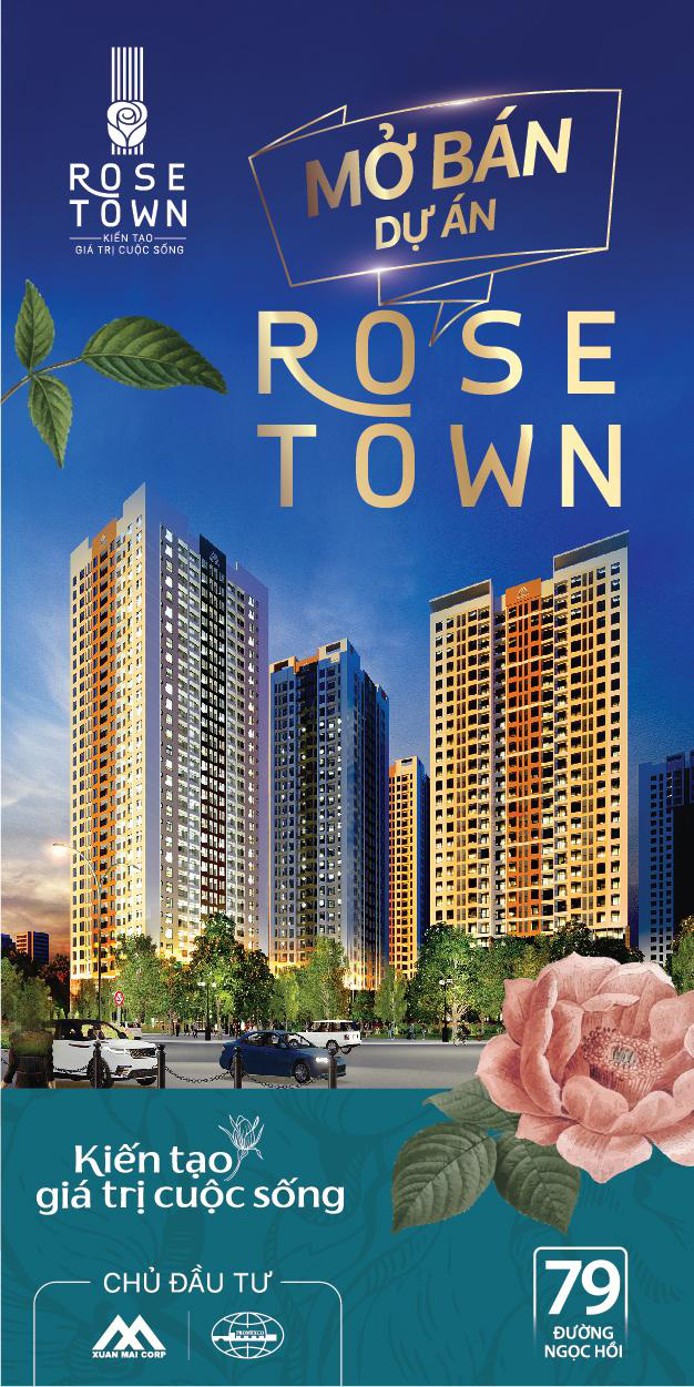 Chính thức mở bán Rose Town, dự án khu vực Phía Nam Hà Nội - Ảnh 1.