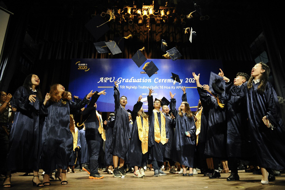 Lễ tốt nghiệp khóa 2020 của học sinh Trường Quốc tế Hoa Kỳ APU - Ảnh 5.