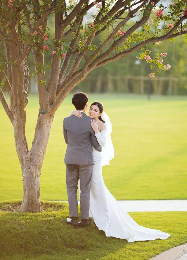 Ngất ngây bộ ảnh cưới đẹp như mơ tại vườn Nhật Bản Vinhomes Smart City - Ảnh 8.