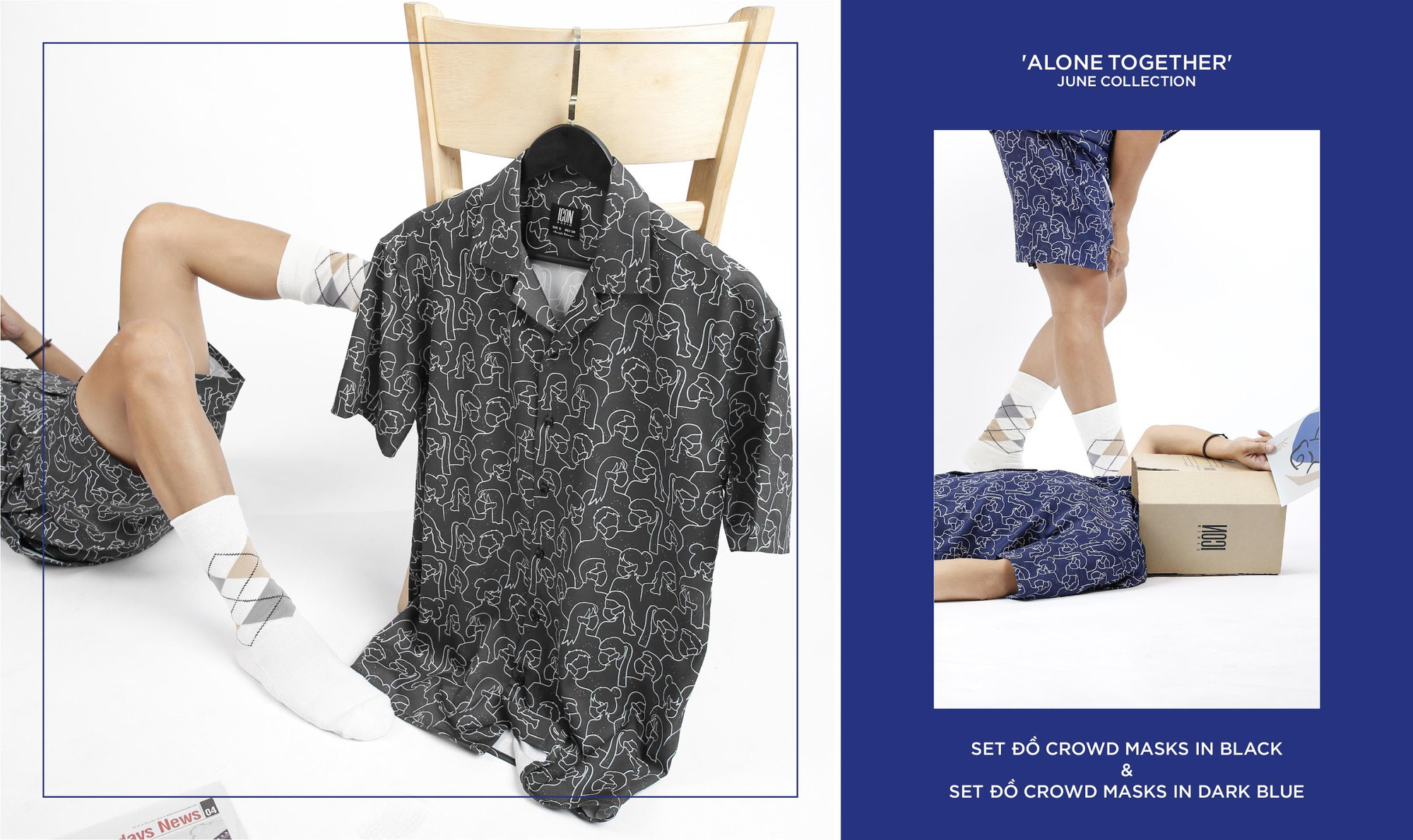 Set đồ Pijama mặc ra đường mang cảm hứng thắng “giặc” Covid từ Icon Denim - Ảnh 4. Set đồ Pijama mặc ra đường mang cảm hứng thắng “giặc” Covid từ Icon Denim - Ảnh 4.