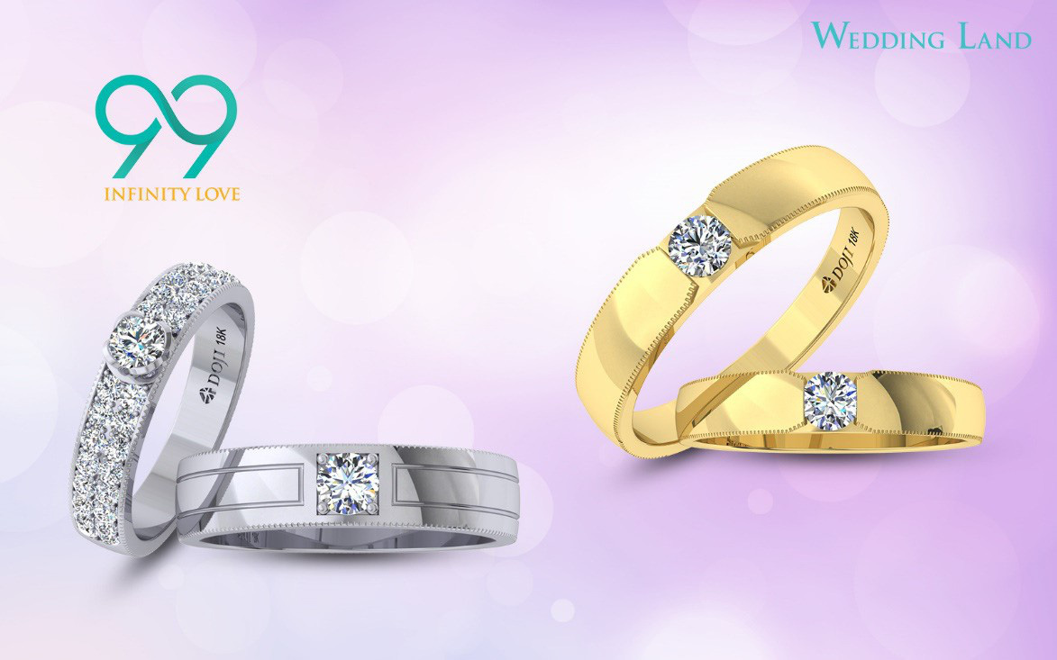 Đón đầu xu hướng nhẫn cưới kim cương 99 giác cắt - Ảnh 2.