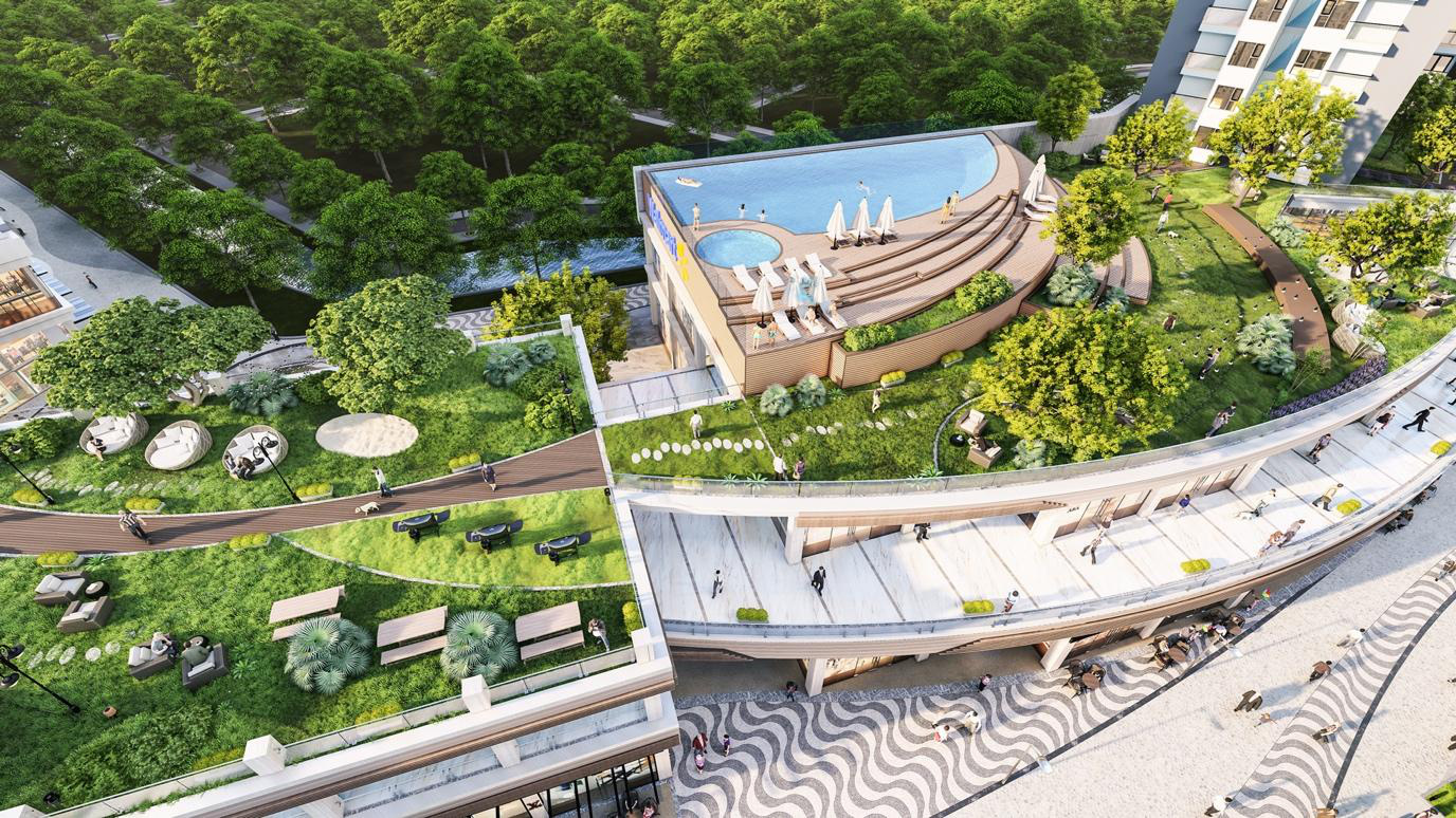 Triển khai vườn thượng uyển trên cao dài 300m tại Ecopark - Ảnh 3.