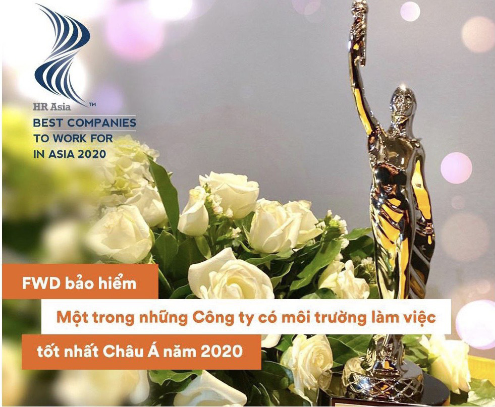 FWD được HR Asia vinh danh là nơi làm việc tốt nhất châu Á 2020 - Ảnh 3. FWD được HR Asia vinh danh là nơi làm việc tốt nhất châu Á 2020 - Ảnh 3.