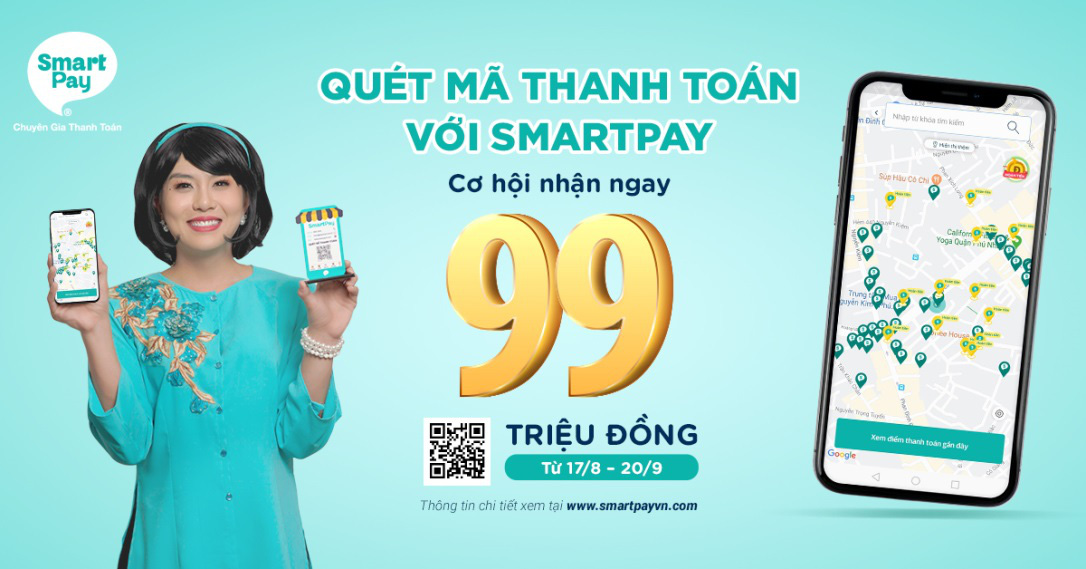 Quét mã thanh toán với SmartPay – Cơ hội nhận ngay 99 triệu đồng - Ảnh 4. Quét mã thanh toán với SmartPay – Cơ hội nhận ngay 99 triệu đồng - Ảnh 4.