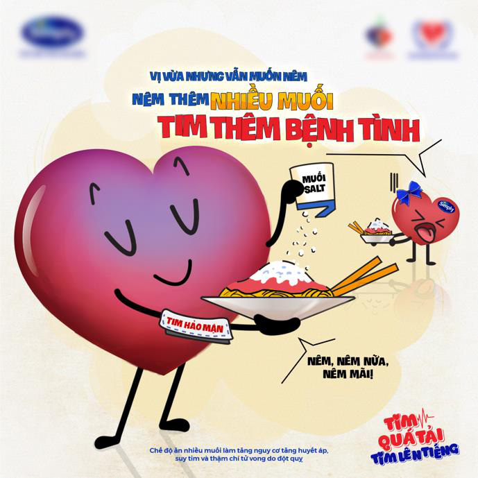 Bộ tranh “Tim quá tải - tim lên tiếng” cảnh báo các nguy cơ bệnh tim mạch - Ảnh 10.