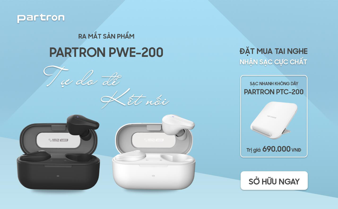 Partron giới thiệu tân binh mới True Wireless PWE-200, cải tiến tuyệt vời – Tặng quà lớn khi đặt mua sớm - Ảnh 1. Partron giới thiệu tân binh mới True Wireless PWE-200, cải tiến tuyệt vời – Tặng quà lớn khi đặt mua sớm - Ảnh 1.