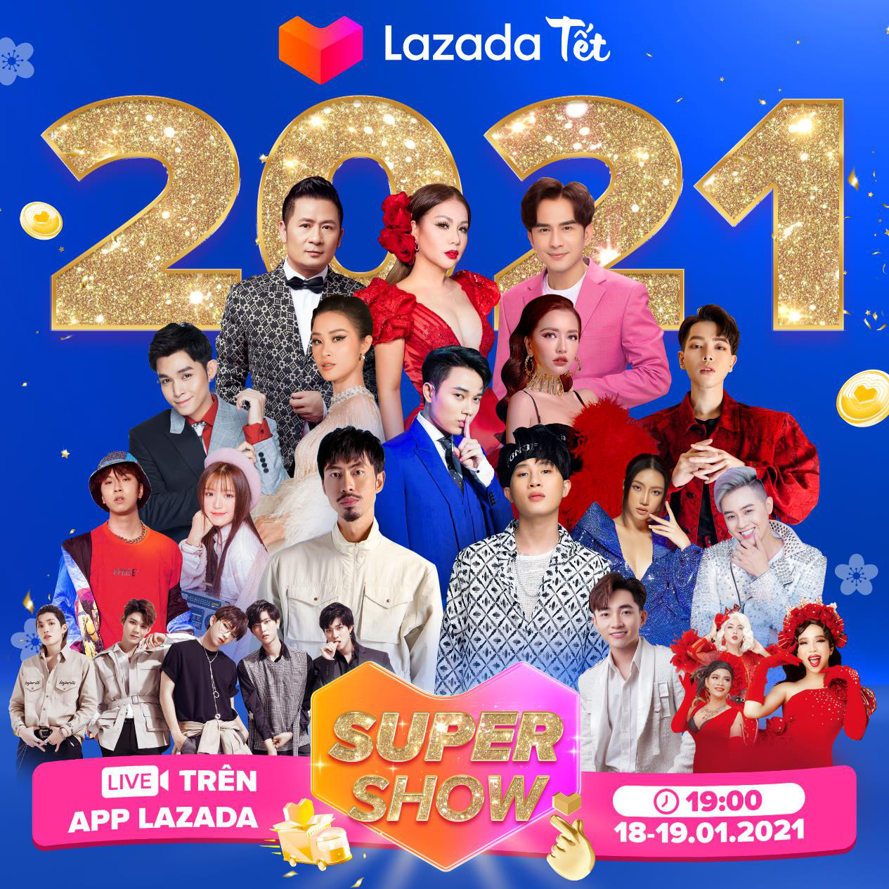 Tối nay, Jack, Đen, Đông Nhi, Bích Phương hội ngộ trên sân khấu Super Show Tết, hứa hẹn mang đến đại nhạc hội không thể bỏ qua - Ảnh 1.