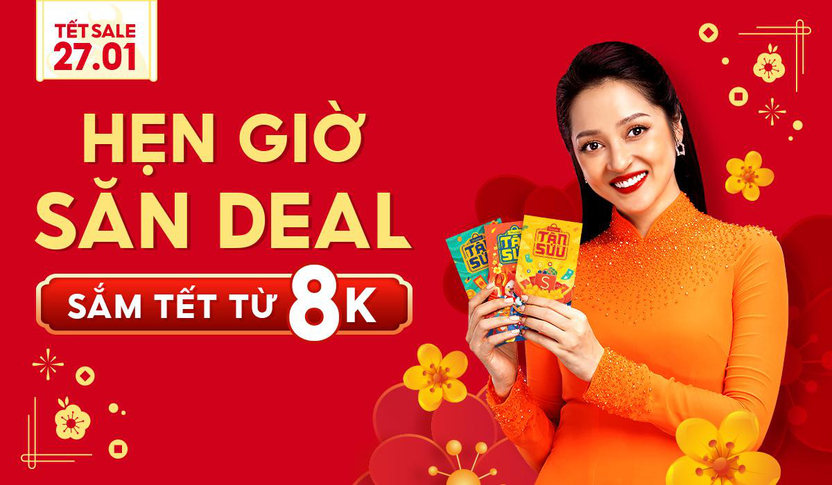 Đại tiệc giảm giá lên đến 50%++ tại ngày hội Shopee Tết Sale 2021
