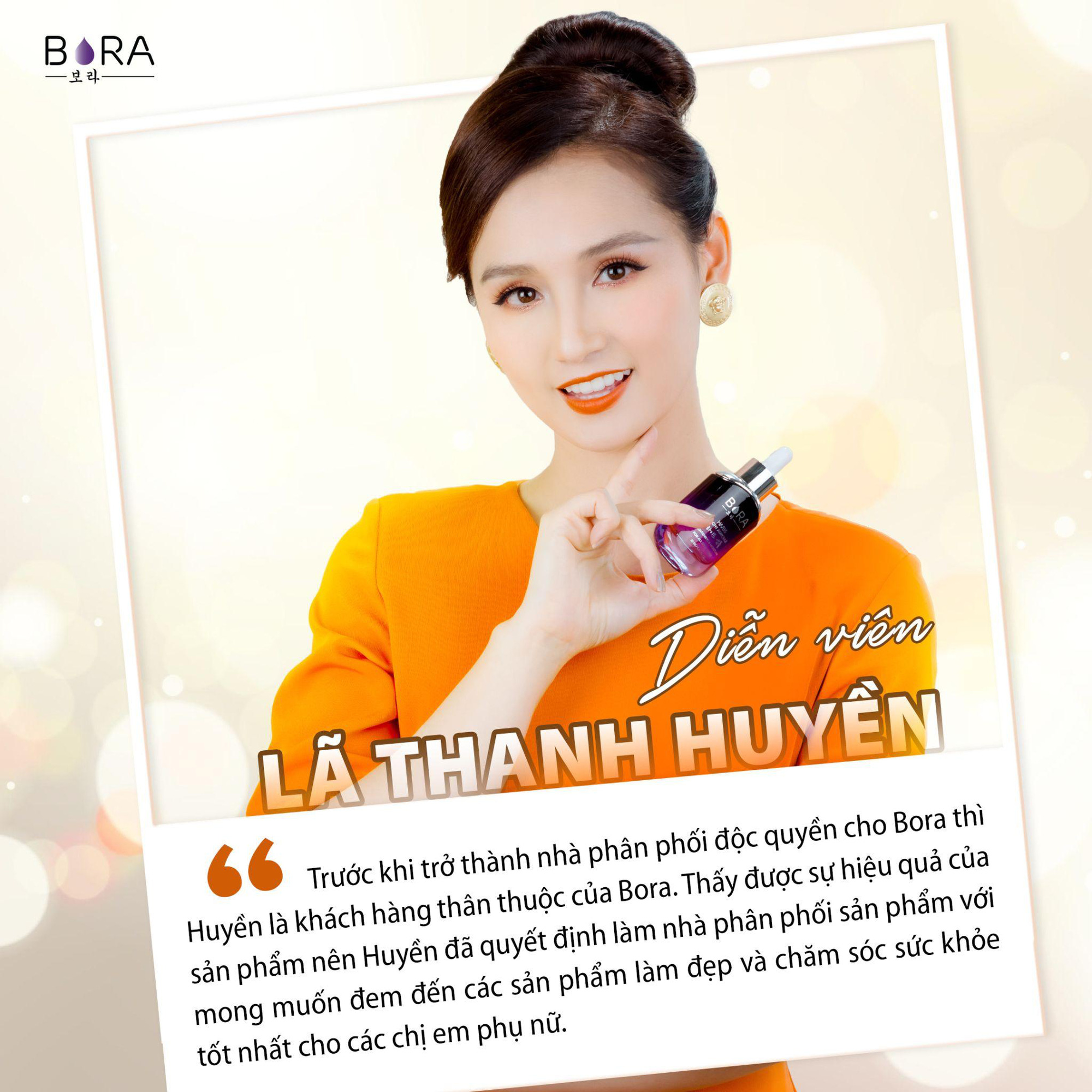Lã Thanh Huyền - đại diện độc quyền thương hiệu mỹ phẩm Bora - Ảnh 2. Lã Thanh Huyền - đại diện độc quyền thương hiệu mỹ phẩm Bora - Ảnh 2.