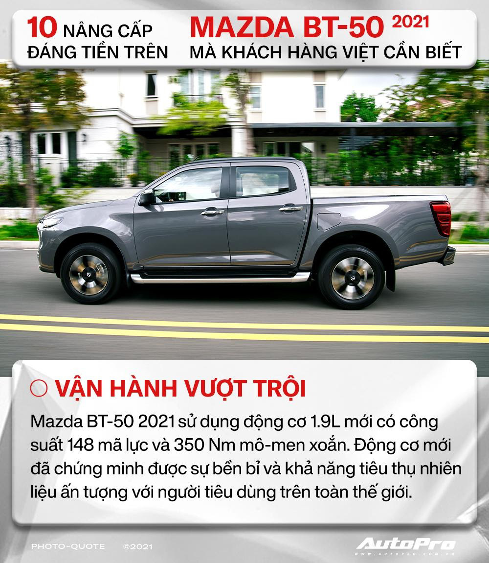 10 nâng cấp đáng tiền trên Mazda BT-50 2021 mà khách hàng Việt cần biết - Ảnh 6.