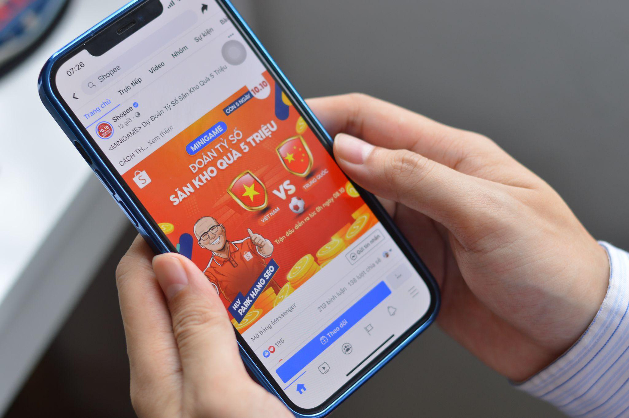 Trước giờ bóng lăn: Dự đoán tỉ số Việt Nam - Trung Quốc, nhận ngay quà khủng từ Shopee - Ảnh 1. Trước giờ bóng lăn: Dự đoán tỉ số Việt Nam - Trung Quốc, nhận ngay quà khủng từ Shopee - Ảnh 1.