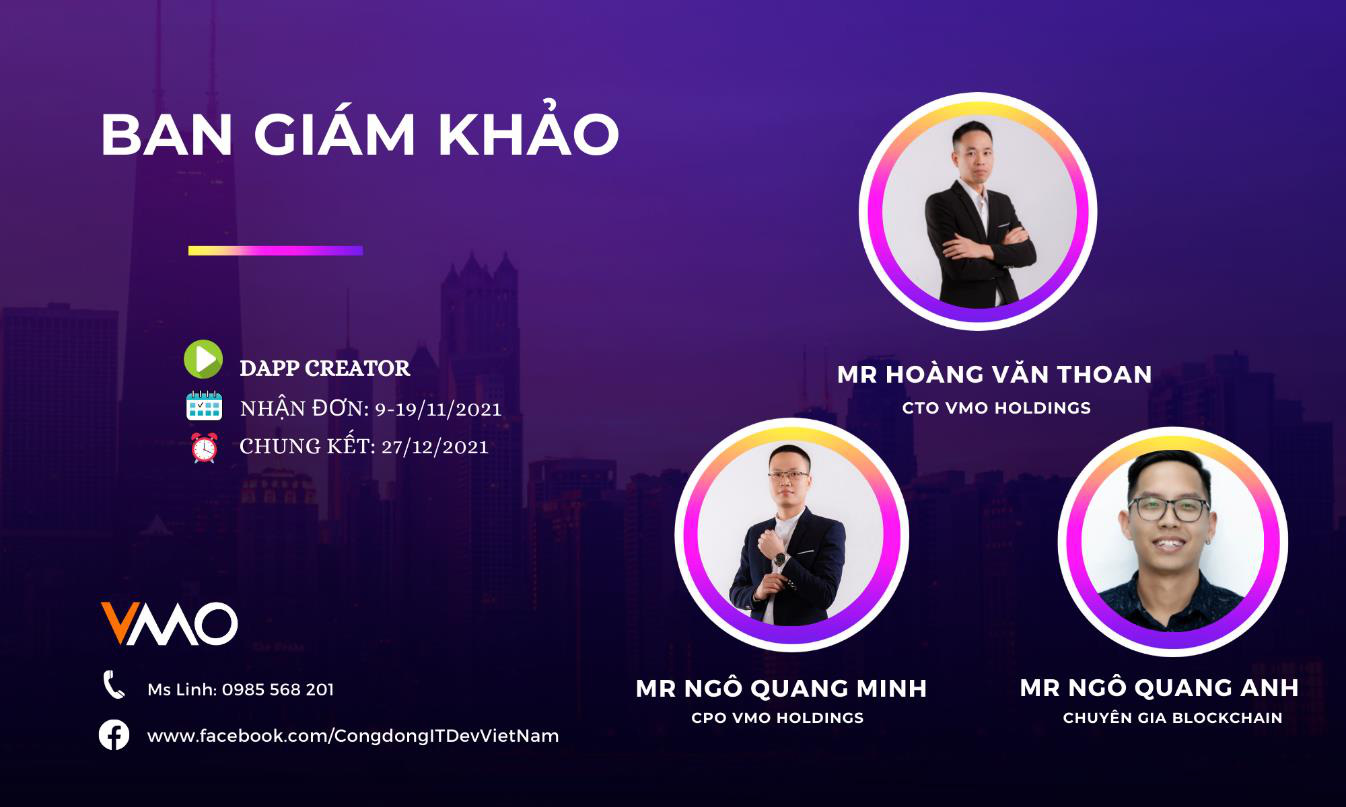 Cuộc thi s&aacute;ng tạo c&ocirc;ng nghệ VMO 2021 - bệ ph&oacute;ng d&agrave;nh cho sinh vi&ecirc;n y&ecirc;u th&iacute;ch Blockchain - Ảnh 1.