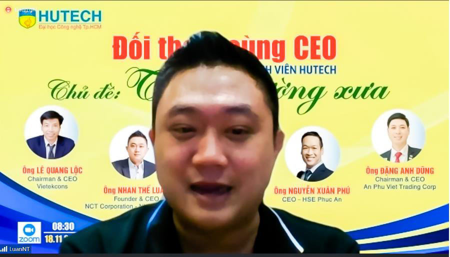 CEO Nhaccuatui Corporation Nhan Thế Luân “truyền lửa” khởi nghiệp cho đàn em HUTECH - Ảnh 2.