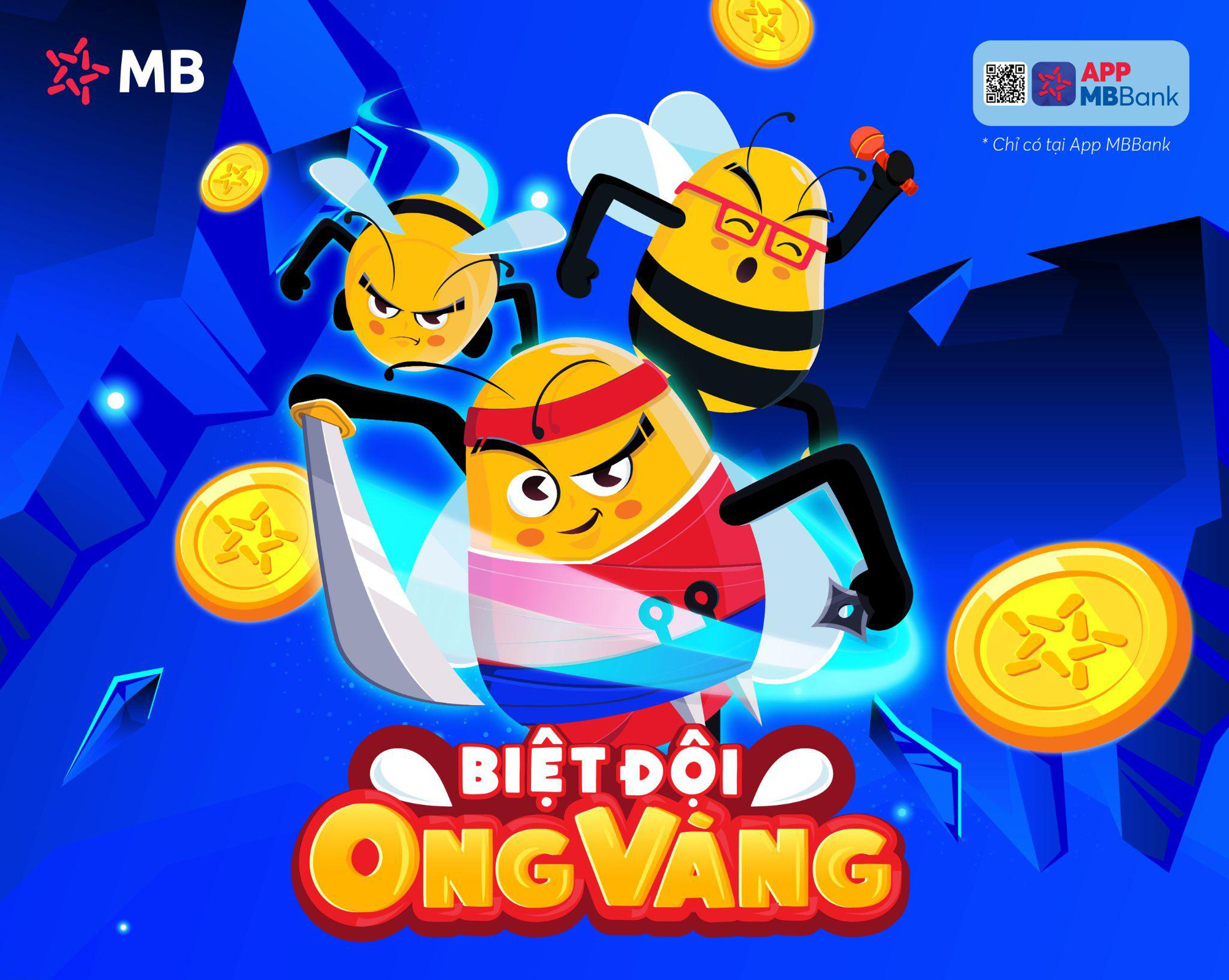Tham gia &ldquo;Biệt Đội Ong V&agrave;ng&rdquo; tr&ecirc;n App MBBank rinh ng&agrave;n qu&agrave; tặng hấp dẫn - Ảnh 1.