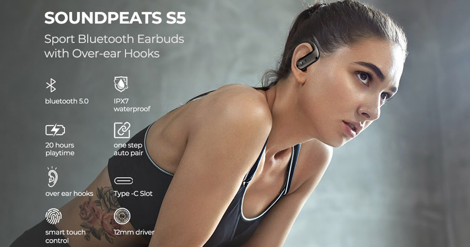 Soundpeats introduces a powerful sports over-ear hooks model - Photo 1.