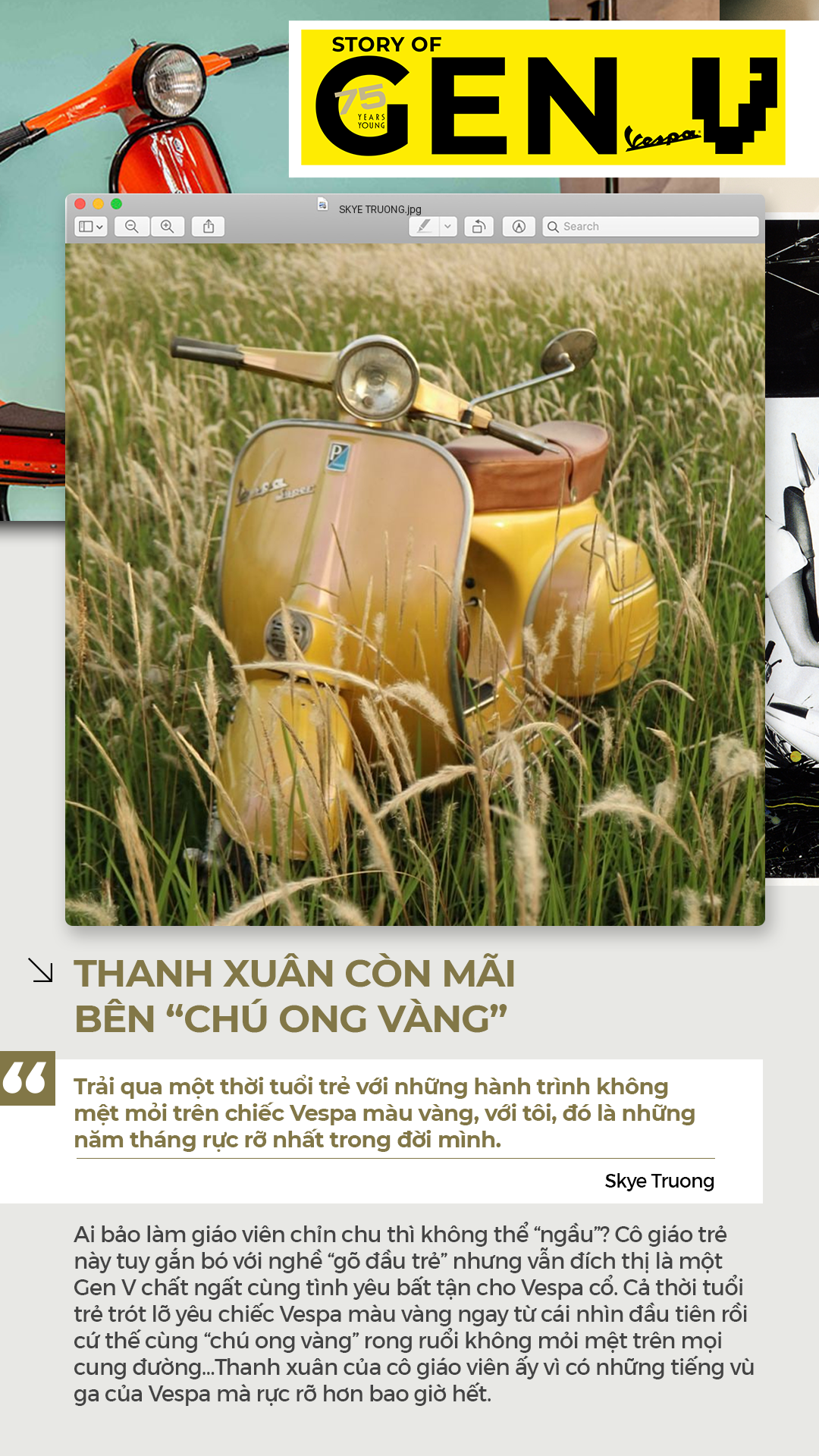 Nghe dân say Vespa kể chuyện: Khi tình yêu đến từ những tâm hồn tự do & đầy ngẫu hứng - Ảnh 2.