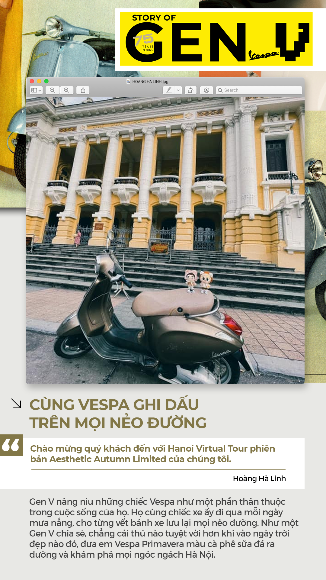 Nghe dân say Vespa kể chuyện: Khi tình yêu đến từ những tâm hồn tự do & đầy ngẫu hứng - Ảnh 6.