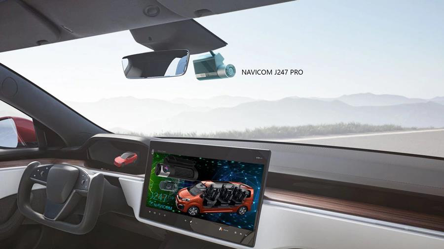 Navicom launches high-end dash cam Navicom J247Pro - Photo 1.