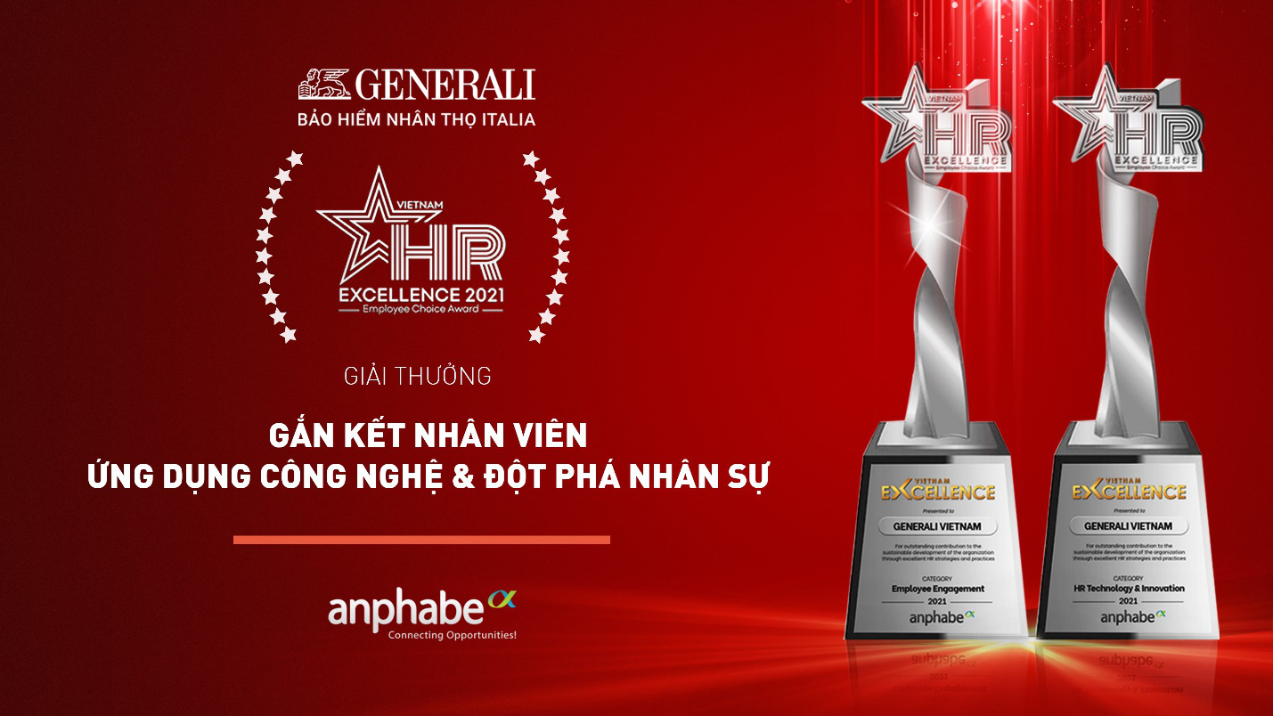 Generali đoạt giải Gắn kết Nhân viên và Ứng dụng công nghệ & Đột phá nhân sự tại Vietnam Excellence 2021 - Ảnh 1.