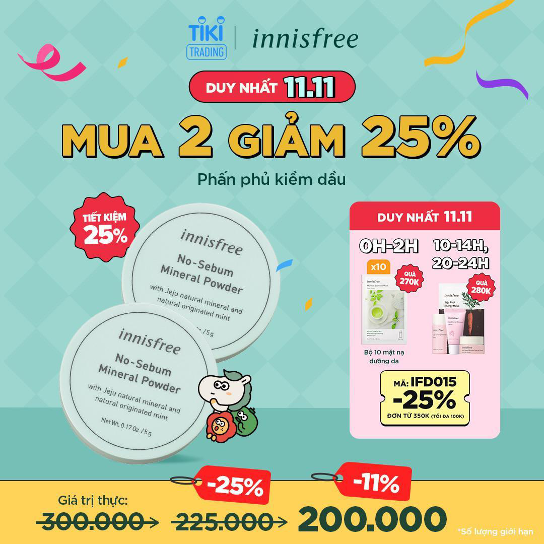 Bắt nhịp trái tim phái đẹp ngày 11.11, innisfree tặng quà “đỉnh của chóp” trên toàn mặt trận Lazada, Shopee, Tiki và website chính hãng - Ảnh 15.