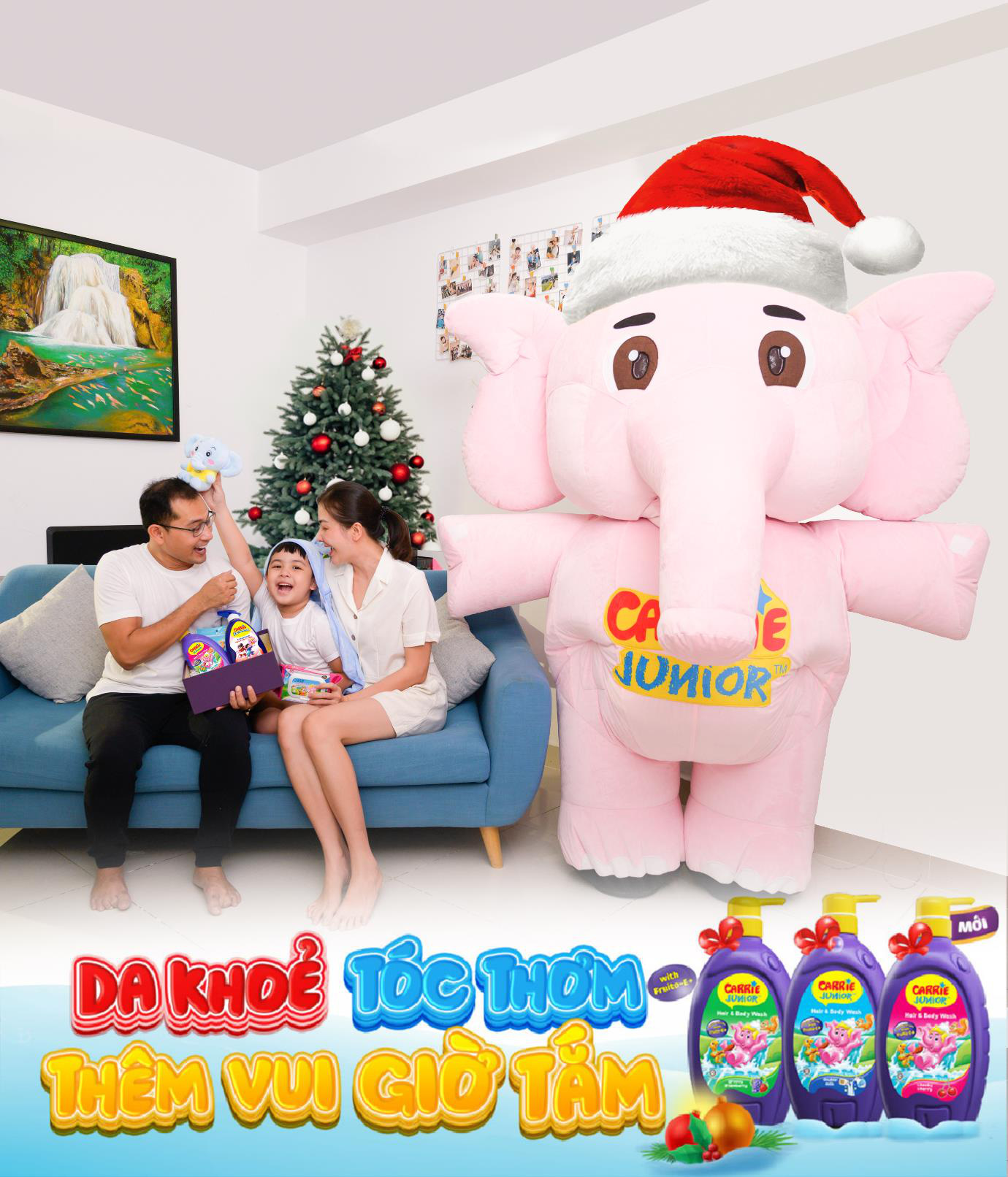 Hành trình trao điều ước từ Santa Voi Hồng - Ảnh 4. Hành trình trao điều ước từ Santa Voi Hồng - Ảnh 4.