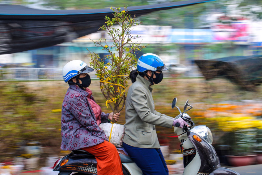 Rực rỡ chợ hoa xuân “Trên Bến Dưới Thuyền” phiên bản độc đáo - Ảnh 3.