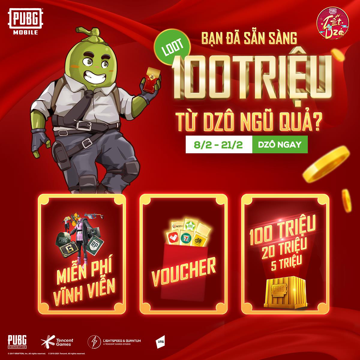 “Mâm ngũ quả” trị giá gần 5 tỷ đồng của PUBG Mobile đích thị là cực phẩm mùa Tết này, bạn đã sẵn sàng rinh về chưa? - Ảnh 2. “Mâm ngũ quả” trị giá gần 5 tỷ đồng của PUBG Mobile đích thị là cực phẩm mùa Tết này, bạn đã sẵn sàng rinh về chưa? - Ảnh 2.