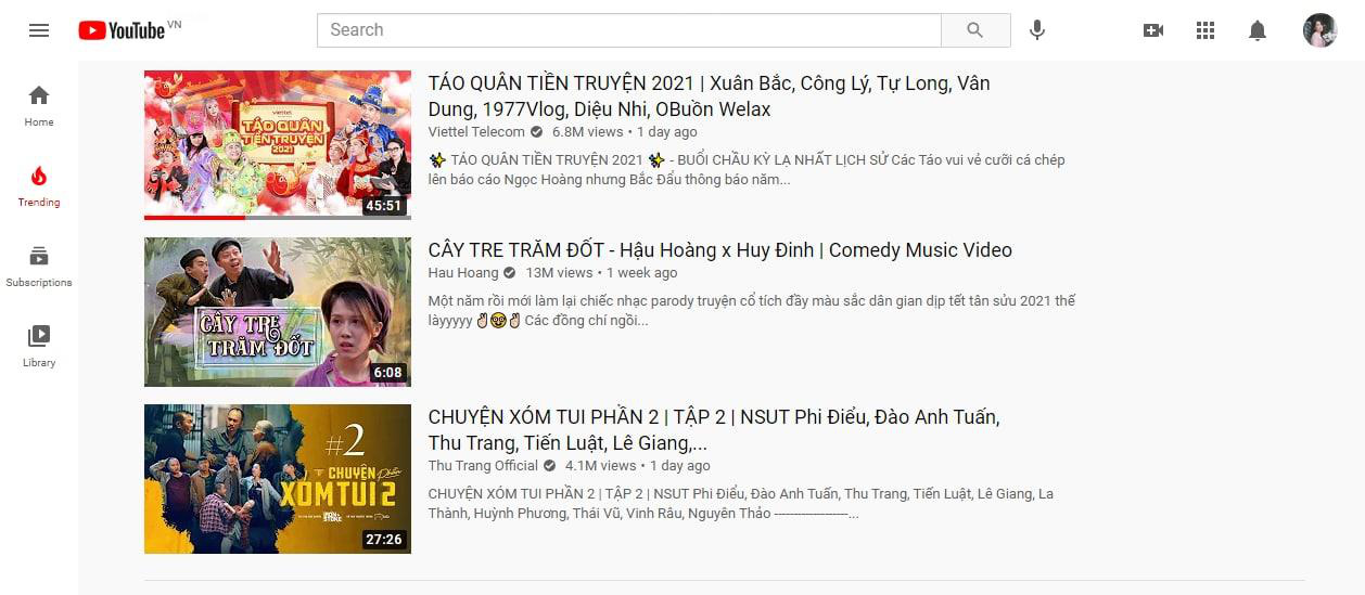 Táo Quân Tiền Truyện dễ dàng chiếm top 1 trending YouTube, nhiều gương mặt nổi tiếng giới trẻ cũng phải “phát sốt” - Ảnh 2.