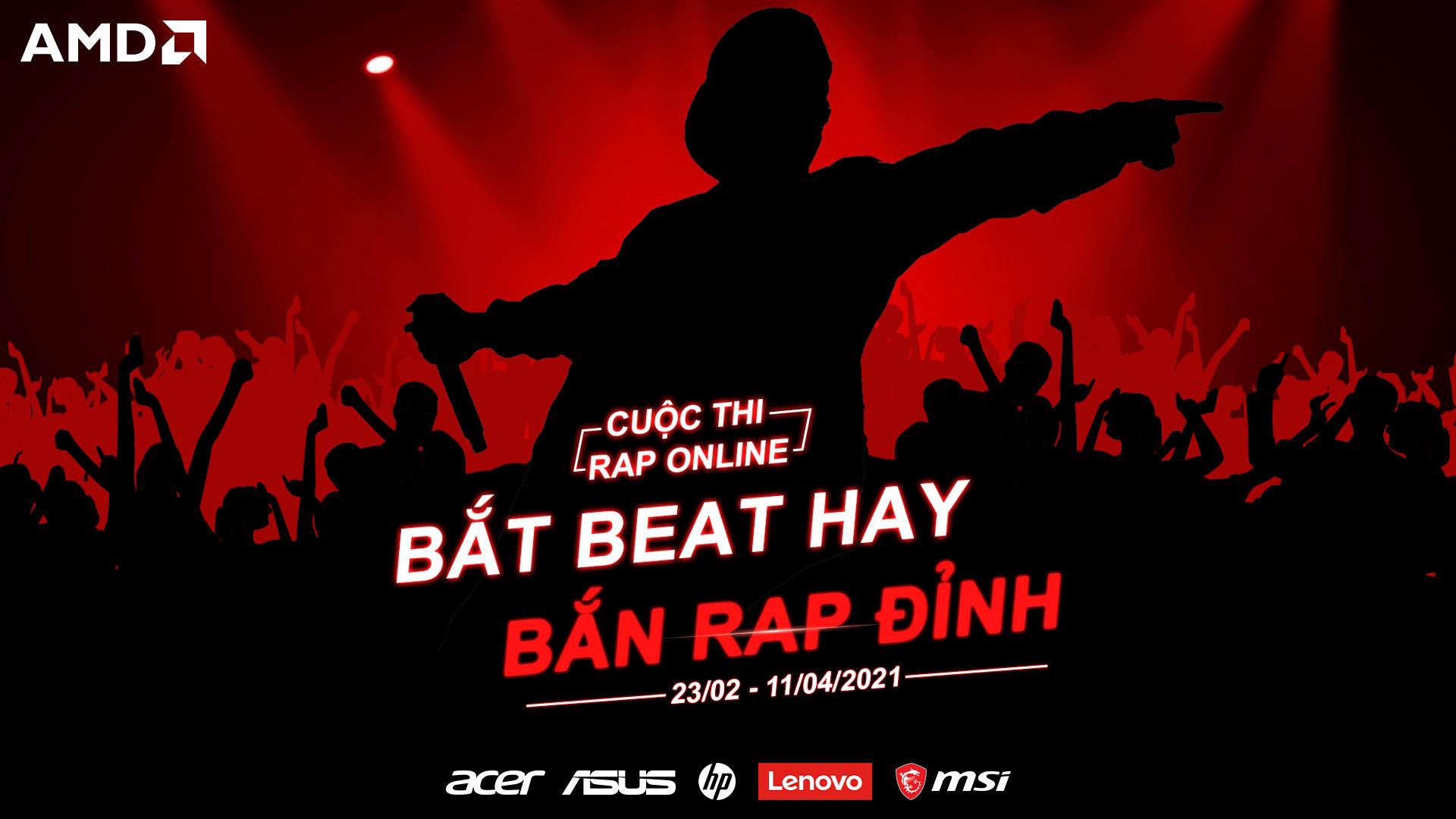 &ldquo;Bắt beat hay, Bắn rap đỉnh&rdquo; - AMD khởi động cuộc thi rap cực chất tr&ecirc;n to&agrave;n quốc - Ảnh 1.