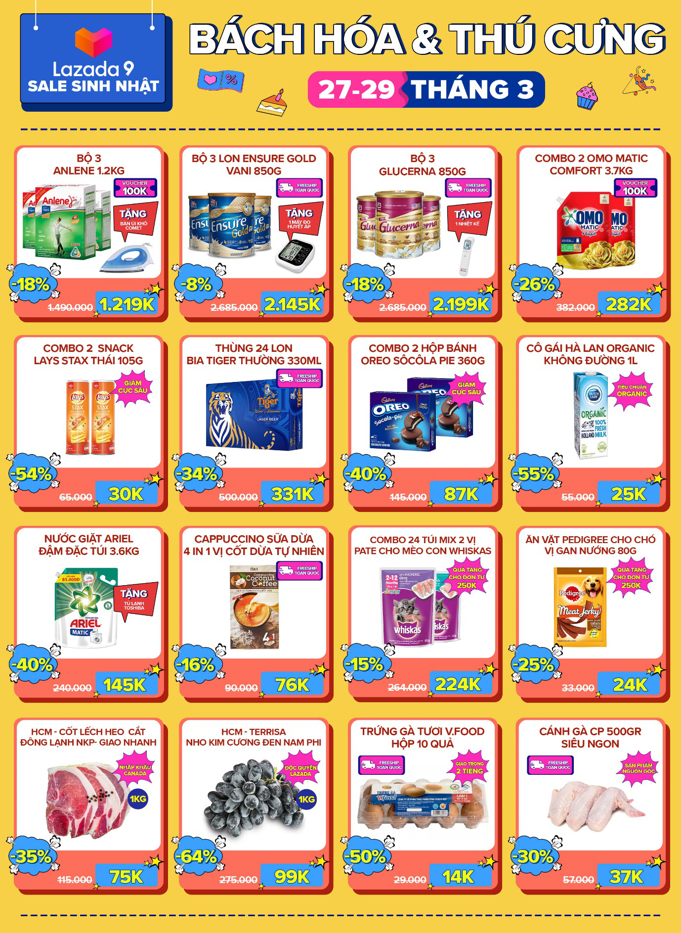 10 tiệm tạp hóa gi gỉ gì gi cái gì cũng có đang sale tụt nóc dịp sinh nhật Lazada - Ảnh 21.