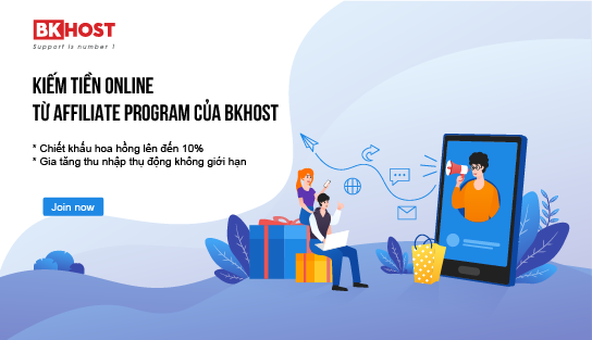 Cơ hội kiếm tiền online từ Affiliate của BKHOST cực dễ - Ảnh 1.